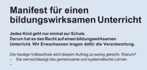 German poster urging educationally effective teaching; every child deserves quality learning and adults are responsible for it.